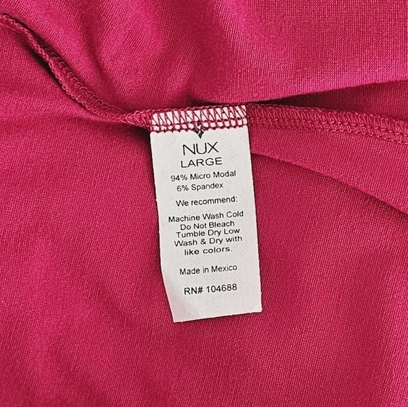 New! Nux Exhale Tank Pink Sleeveless Athletic Yoga Top - Picture 10 of 10